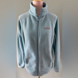 Columbia Blue Ski & Snow Jacket Full-Zip Fleece